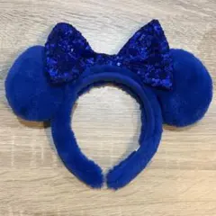 東京ディズニーリゾート　ミニーカチューシャ　ブルー