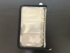 【匿名配送】黒A5サイズ 6穴 マルチケース トレカケース ジッパー式