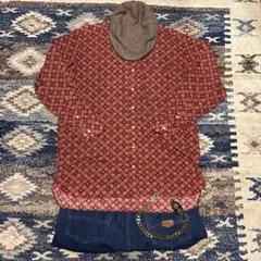 ⭕️レア EVISU 長袖 ワークシャツ YAMANE DELUXE 柄シャツ
