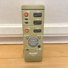 SHARPシャープ◆ビデオ テレビ用リモコンのサムネイル