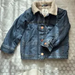 next デニムジャケット ボア　4-5yrs