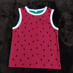 スイカ柄 ノースリーブタンクトップ 10号