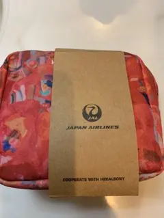 JAL HERALBONY トラベルポーチ アメニティセット - メルカリ