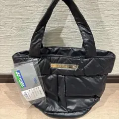【新品タグ付き】ヨネックス　YONEX　トート　バッグ　手提げ　キルティング　黒