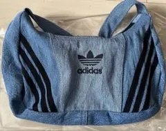 adidas デニムハンドバック