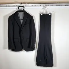 【週末セール！】美品 ザスーツカンパニー　ダークグレー ビジネススーツ