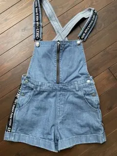 デニム ジャンパースカート サロペット