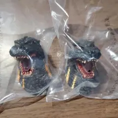 一番くじ　ゴジラ　☆E賞 モンスターヘッドマグネット×2