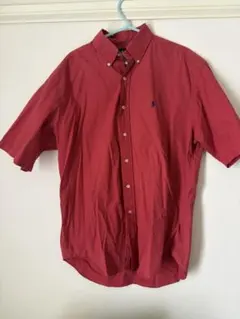 POLO Ralph Lauren 半袖ボタンダウンシャツ レッド