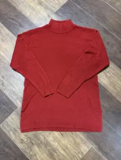 新品⭐︎赤 長袖セーター L
