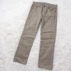 【LEVI'S】511✨スリムフィット パンツ ベージュ W30 L32 人気のサムネイル