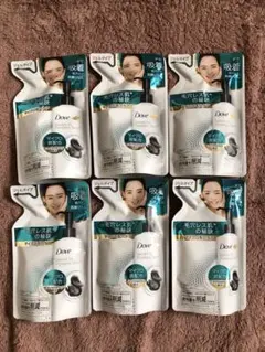 ダヴ 吸着毛穴ケア 洗顔ジェル つめかえ用 140ml✖️6のサムネイル