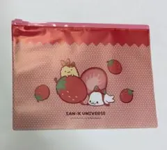 サンエックス ダブルポケットミニクリアファイル まめゴマ えびふらい