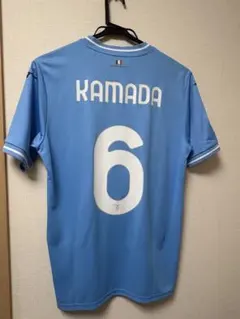 【新品・未使用‼️カルチョパッチ付き】ラツィオ　ユニフォーム　鎌田 新品・未使用‼️カルチョパッチ付き】ラツィオ ユニフォーム 鎌田