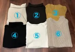 まとめ売り/ユニクロ/しまむら/GRL/数回着用多め/Mサイズ/Lサイズ