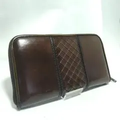 ボッテガ べネタ BOTTEGA VENETA イントレチャート 長財布 レザー