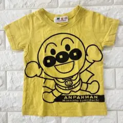 アンパンマン tシャツ 半袖100cm イエロー 黄色