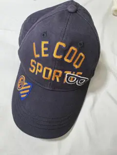 le coq sportif レディース ゴルフキャップ ネイビー