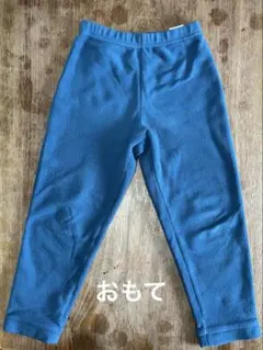 patagonia フリース ロングパンツ 青　5T