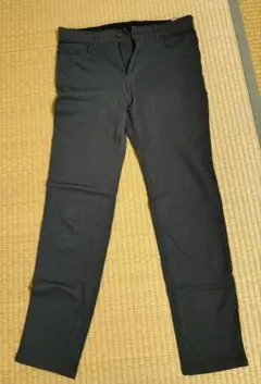 黒 スリムフィット スラックス M