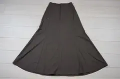 ⭐️美品⭐️natural couture ロングフレアスカート ブラウン Fのサムネイル