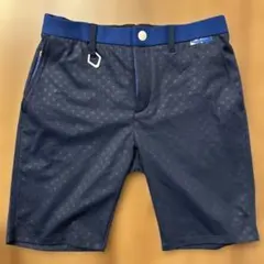 ハーフパンツ スカル柄 ネイビー系 MLM-0B-AT11 サイズ50