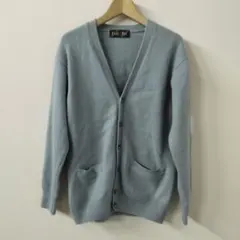 イーストボーイ カーディガン 毛100% 11号 ライトブルー