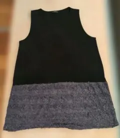 Tanppoppo ノースリーブ ニットチュニック