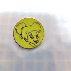 海外ディズニー ピンバッジ。ティンカーベル ピンバッジ＆DVCステッカー