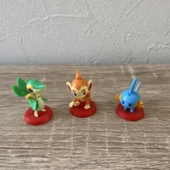 ポケモン ミニフィギュア 3体セット ルギア デンリュウ チコリータ