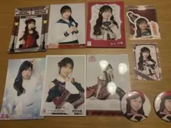 岩立沙穂 AKB48 生写真 缶バッジ