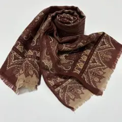 ETRO エトロ ペイズリー ストール シルク混 イタリア製