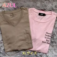 AZUL アズール XLサイズ Tシャツ 2枚セット メンズ 未使用