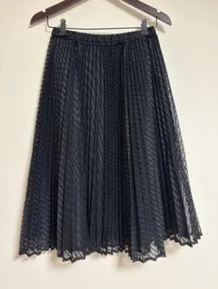 ⁠【美品】TO BE CHIC レースプリーツスカート 40 L 三陽商会⁠のサムネイル
