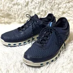 【美品】ecco エコー　ゴアテックス　防水　メッシュ　大きいサイズ