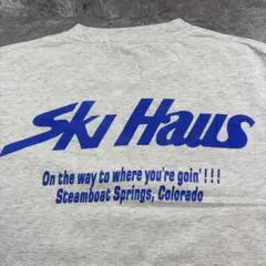 90s ONEITA Ski Haus Tシャツ USA製 シングルステッチ