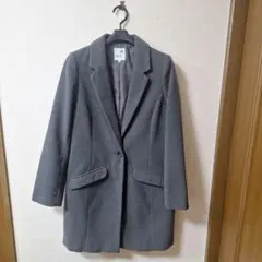 earth music & ecologe グレー チェスターコートMサイズ