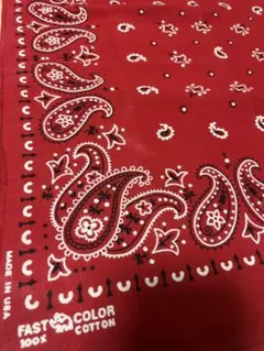 elephant vintage 100%コットン バンダナ USA製