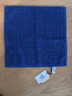 新品・未使用　タグ付き　HERMESエルメス　ハンドタオル　　ブルー　青のサムネイル
