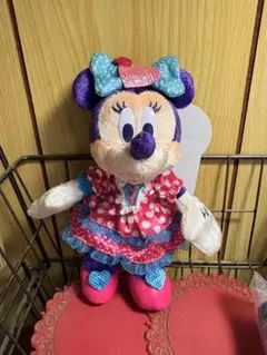 パルパルーザミニー　ぬいぐるみバッジ　ワッペン ディズニー パルパルーザ ミニー ぬいぐるみバッジ ミニーぬいぐるみ