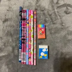 【おまけ付き】ディズニー 鉛筆 消しゴム まとめ売り