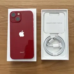 【美品】Apple iPhone 13mini PRODUCT RED