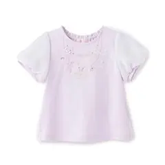 mezzo piano ライトパープル Tシャツ