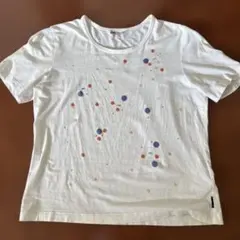 DAKS 半袖 Tシャツ ホワイト ドット柄のサムネイル