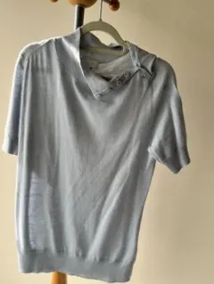 ESCADA ボタン付きハイネックニット S