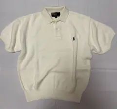 y2k 90s Polo Ralph Lauren サマーニット　ホワイト