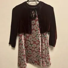 組曲 キッズセレモニー向けワンピースとカーディガンセット