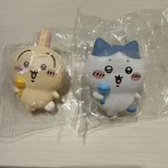 ちいかわ　ライトクリップ ガチャガチャ ハチワレ うさぎ　2点セット