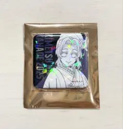 鬼滅の奏宴 胡蝶しのぶ　原画　グリッター缶バッジ スクエア 鬼滅の刃