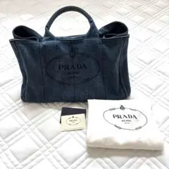 PRADA デニム トートバッグ　カナパLのサムネイル